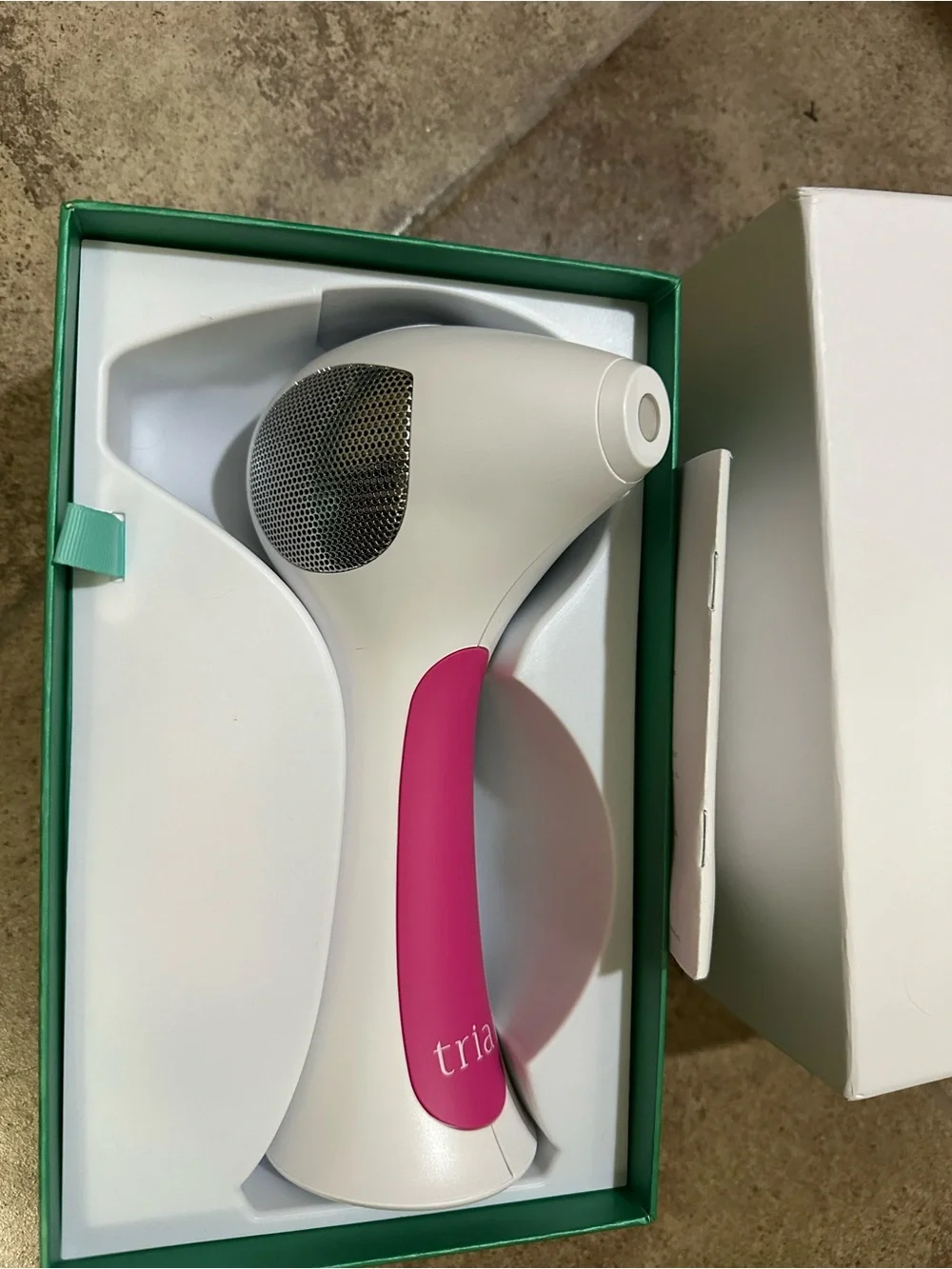 Tria 4X Hair Removal Laser - White with Pink Accent. LIKE NEW!!!
